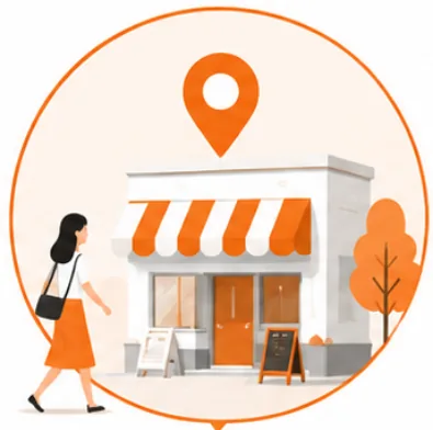 来店する女性